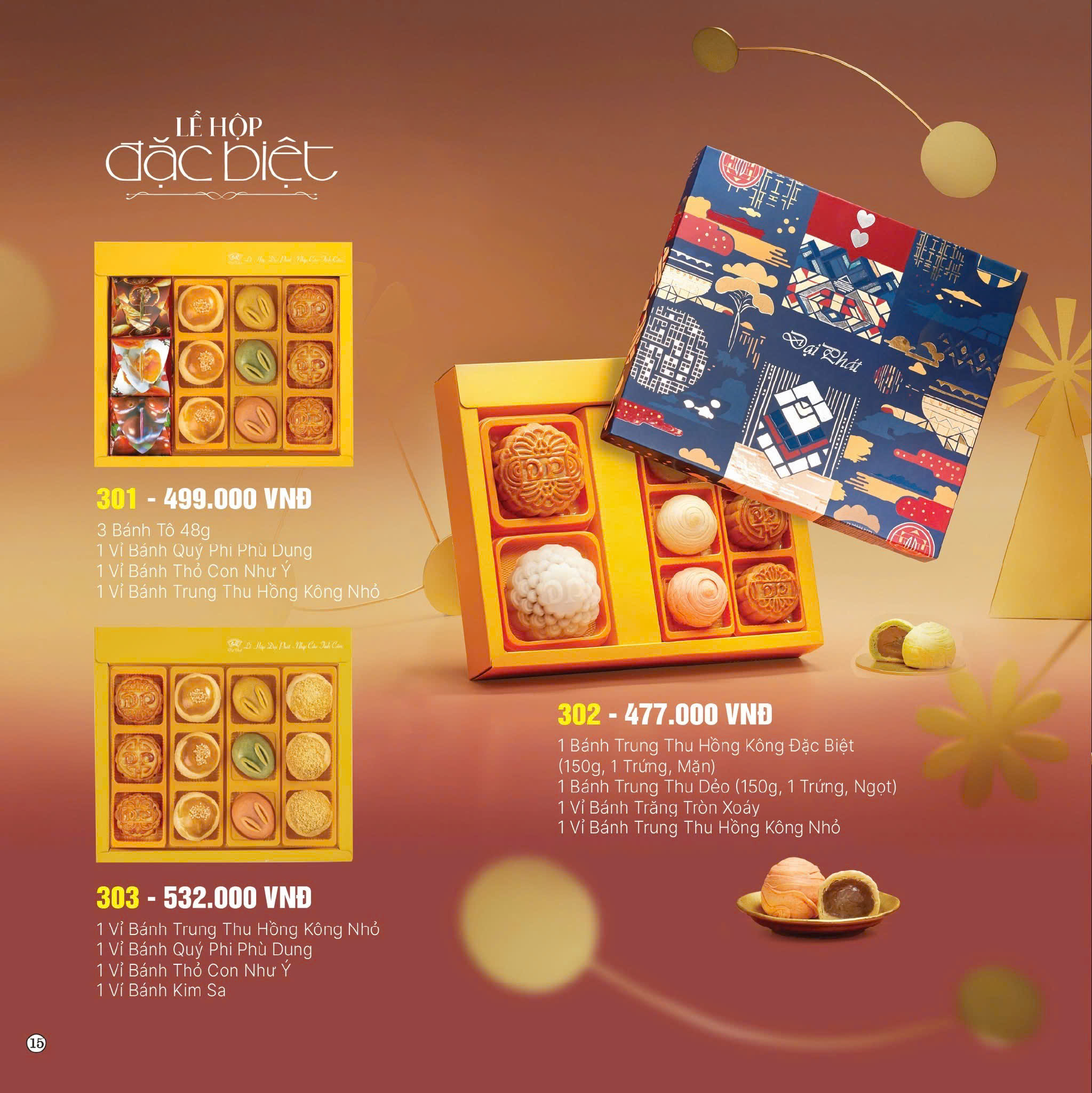 Le Hop Dac Biet 301 (499.000 VND) & 302 (477.000 VND) & 303 (532.000 VND)